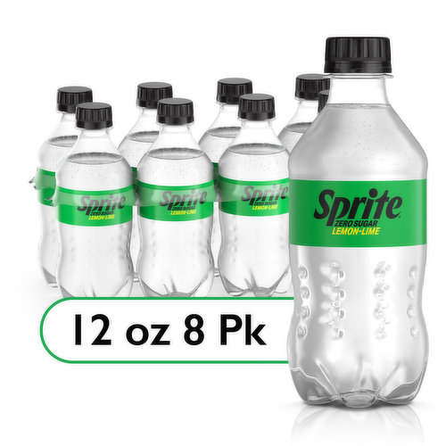 Sprite Lemon Lime Soda Pop, 8 fl oz, 6 Pack Glass Bottles