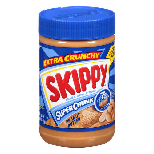 Skippy Peanut Butter, Super Chunk, Extra Crunchy