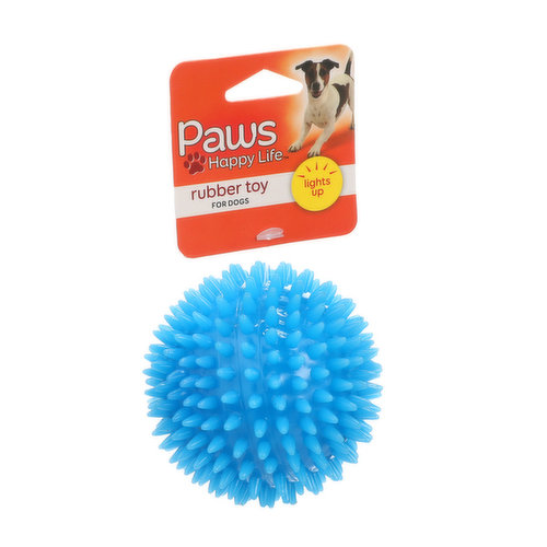 Fluffy Paws Dog Treat Ball, Soft Rubber Dog Toy Chewing Feed Ball (Den –  HurriK9