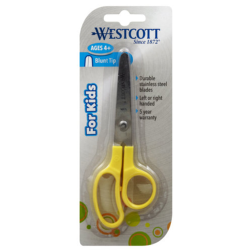 Westcott Scissor, Blunt Tip, for Kids