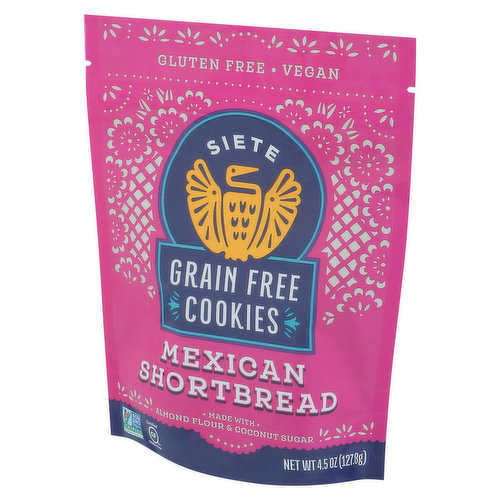 Siete Cookies, Grain Free, Mexican Shortbread - 4.5 oz