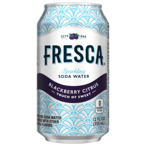 Fresca Soda Water, Blackberry Citrus, Sparkling