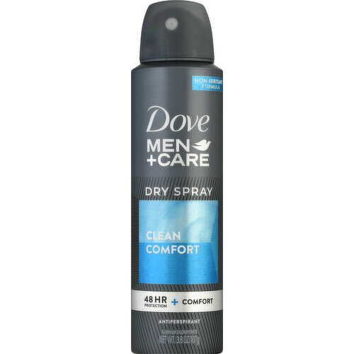 Dove Antiperspirant, Clean Comfort, Dry Spray