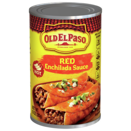 Old El Paso Enchilada Sauce, Hot, Red