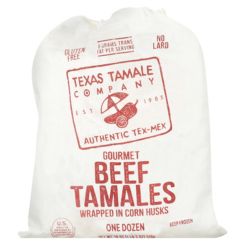 Texas Tamale Tamales, Gourmet, Beef