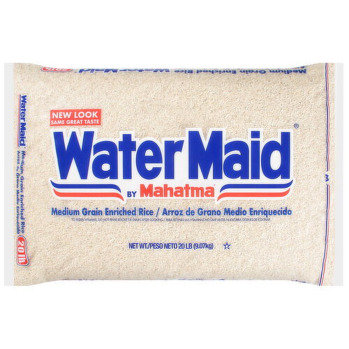 Water Maid Rice, Medium Grain, Enriched