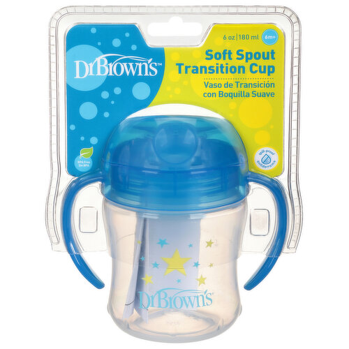 Dr. Brown's Transition Cup, Soft Sprout, 6 Ounces, 6 Months+