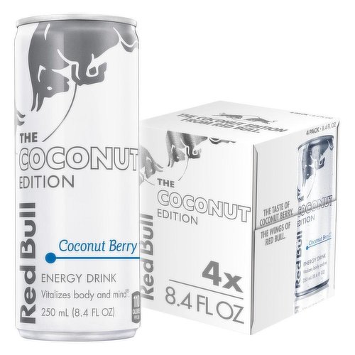 Red Bull Energy Drink, Coconut Berry, 4 Pack