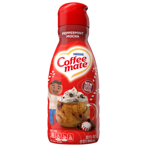 Coffee-Mate Creamer, Non-Dairy, Peppermint Mocha