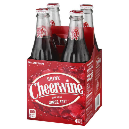 Enjoy Cheerwine with Real Cane Sugar in Glass Bottles - Cheerwine.com