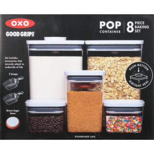 Oxo Baking Set, Pop Container, 8 Piece