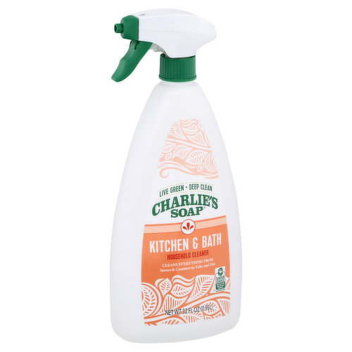 Charlie's Soap Household Cleaner, Kitchen & Bath