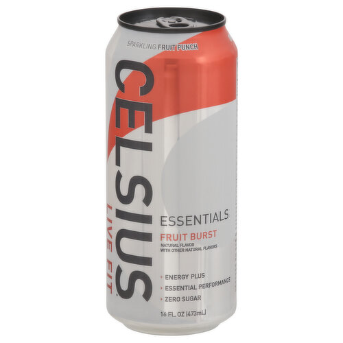 Celsius Energy Drink, Fruit Burst, Sparkling