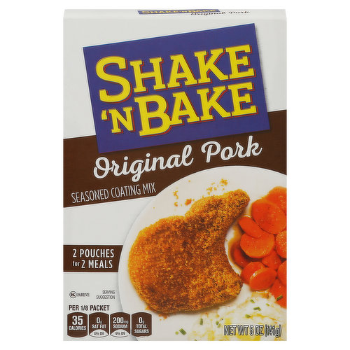 2 pouches for 2 meals.