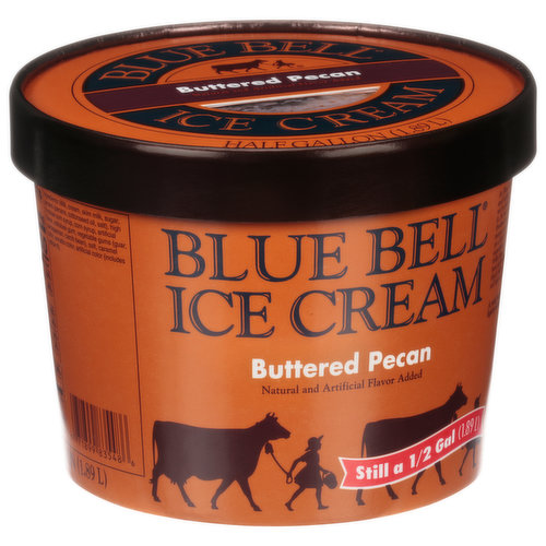 Blue Bell Homemade Vanilla Ice Cream 0.5 gal tub, Ice Cream