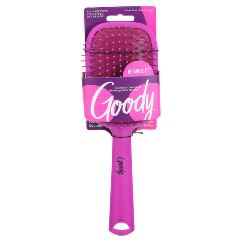 Goody Paddle Brush, Flexible Bristles, All Hair Types - Super 1 Foods