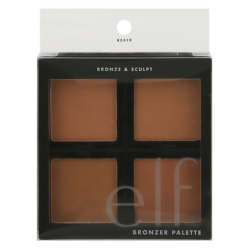 e.l.f. Bronzer Palette, Bronze & Sculpt 83319