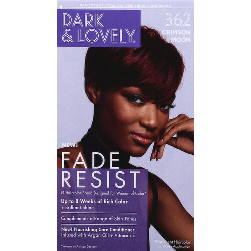 Dark & Lovely Permanent Haircolor, Crimson Moon 362