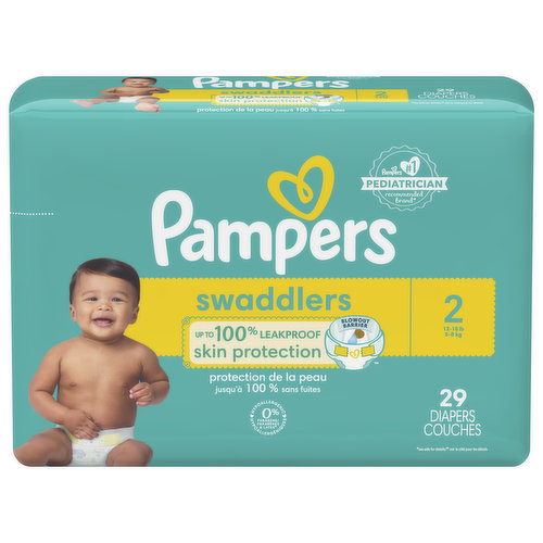 Pampers Diapers, 2 (12-18 lb)