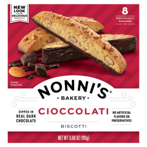 Nonni's Biscotti, Cioccolati