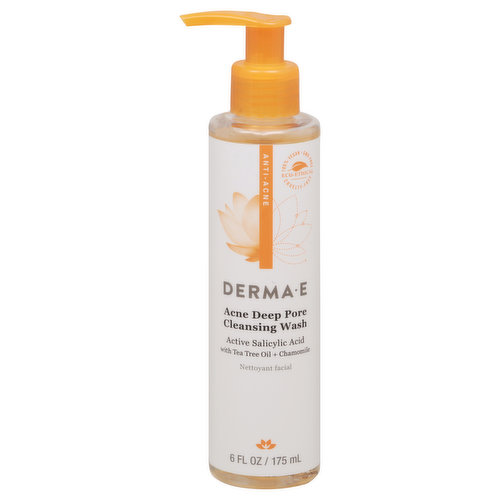 Derma E Cleansing Wash, Acne Deep Pore