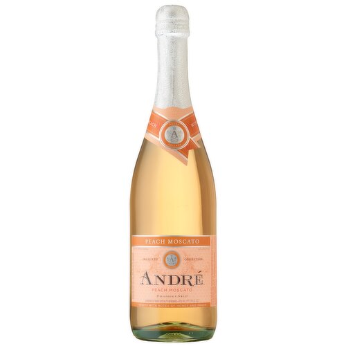Andre Peach Moscato Champagne Sparkling Wine 750ml 