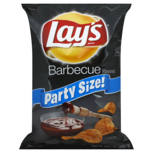 Lay's Potato Chips, Barbecue Flavored, Party Size!