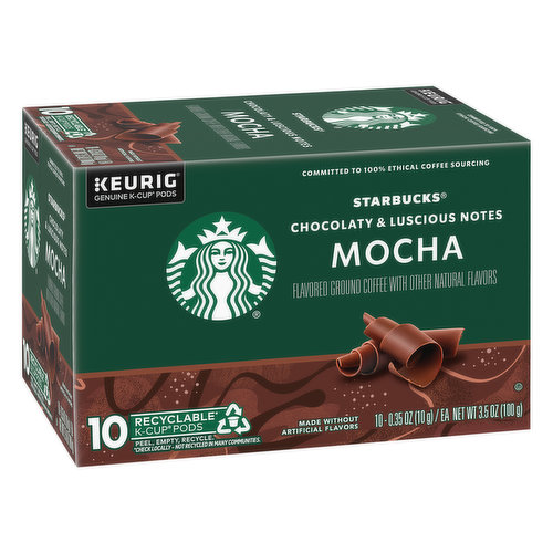 Starbucks Coffee K-Cup Pods, Naturally Flavored Hot Cocoa For