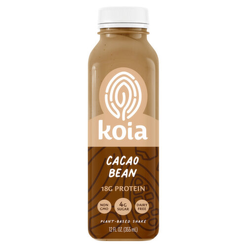 Koia Shake, Cacao Bean, Plant-Based