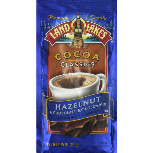 Land O Lakes Cocoa Mix, Hot, Hazelnut & Chocolate