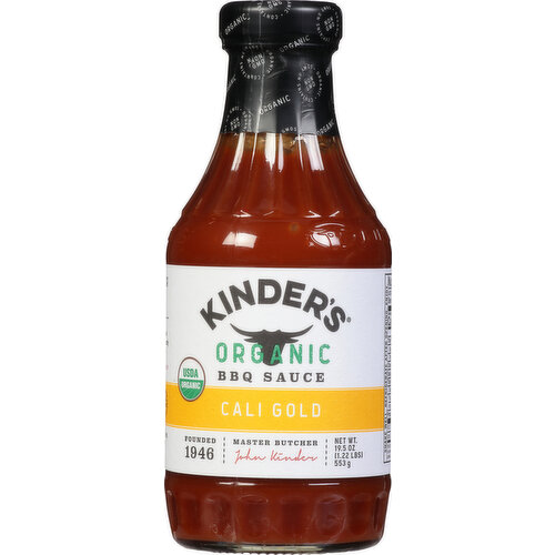 Kinder's BBQ Sauce, Organic, Cali Gold