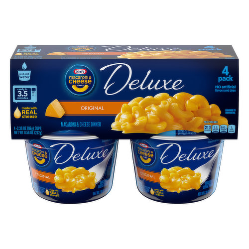 Kraft Macaroni & Cheese Sauce, Original Cheddar, Deluxe 14 oz