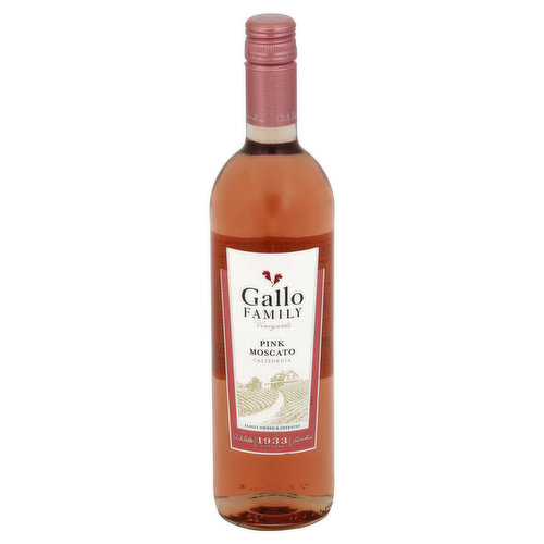 Gallo Family Moscato, Pink, California