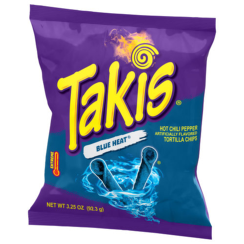 Takis Tortilla Chips, Blue Heat, Extreme