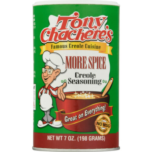 Tony Chachere's Seasoning, Creole, More Spice