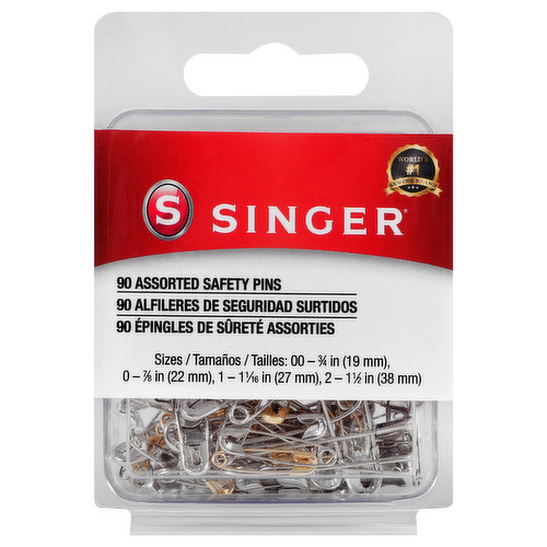 Singer Safety Pins, Assorted