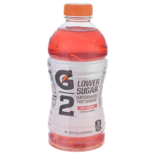 Gatorade Thirst Quencher, Lower Sugar, Fruit Punch