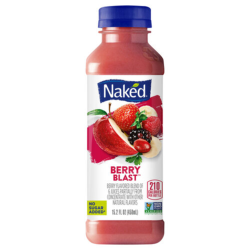 Naked Juice Blue Machine No Sugar Added 100% Juice Smoothie Drink, 46 fl oz  - Foods Co.