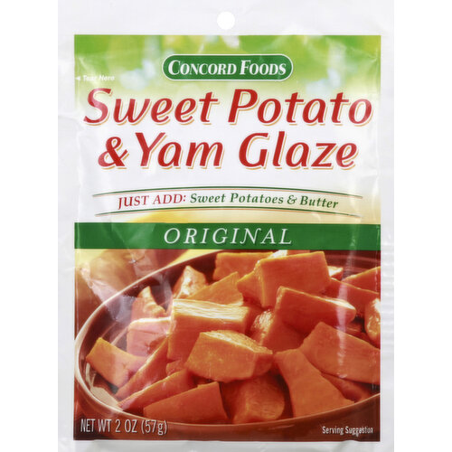 Concord Foods Glaze, Sweet Potato & Yam, Original