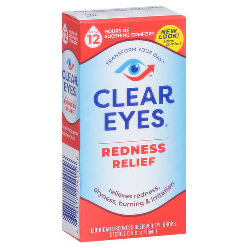 Clear Eyes Eye Drops, Sensitive, Sterile