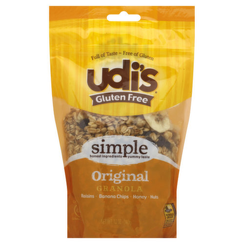 Udi's Granola, Gluten Free, Original