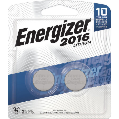 Energizer Batteries, Lithium, 2016