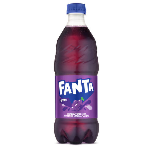 Fanta  Grape Soda Fruit Flavored Soft Drink