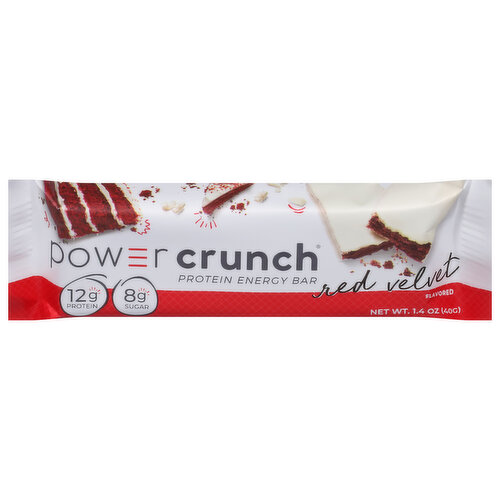 Power Crunch Protein Energy Bar, Red Velvet Flavored