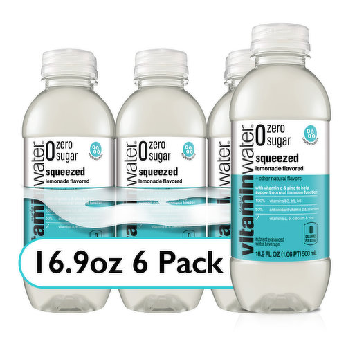 vitaminwater Sugar Squeezed, Electrolyte Enhanced Water W