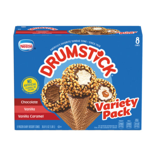 Drumstick Variety Pack Sundae Cone (8pk)