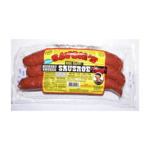 Savoie's Mild Beef Smoked Sausage