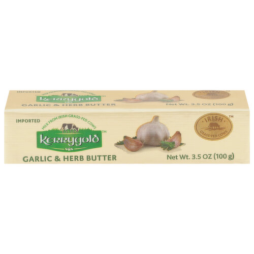 Kerrygold Butter, Garlic & Herb, Dairy