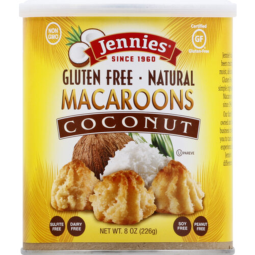 Jennies Macaroons, Gluten Free, Coconut