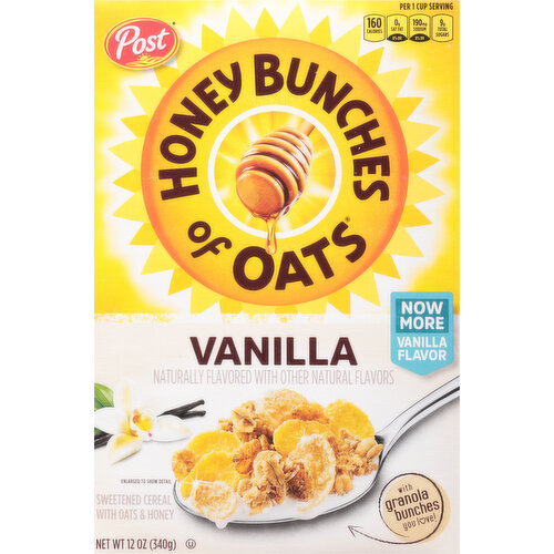 Honey Bunches Of Oats Cereal, Vanilla